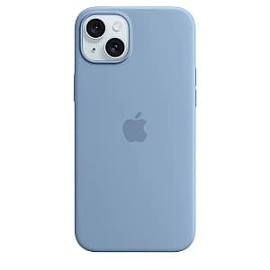 Husă Apple iPhone 15 Plus Silicone Case with MagSafe Winter Blue