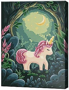 Tablou pe numere Ideyka Unicorn magic, 30х40 cm