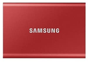 SSD extern Samsung T7 2TB Red (MU-PC2T0R/WW)