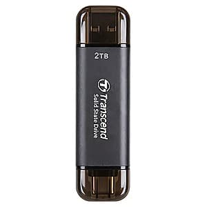 Накопитель USB Transcend ESD310C 2TB Grey (TS2TESD310C)