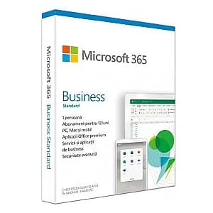 Aplicație Microsoft 365 BUSINESS STANDARD RETAIL P8 EN SUBS
