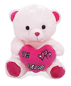 Jucărie de pluș Sf.Valentine Ursuleț cu inima 40 cm (01533)