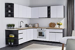 Кухонный гарнитур Ambianta Astra 2.4x2.5 м Белый