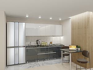 Кухонный гарнитур PS Гола-2 2.4 m High Gloss Antracite