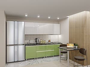 Кухонный гарнитур PS Gola-2 2.4 m High Gloss Green