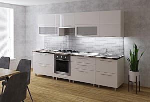 Кухонный гарнитур PS Garis (High Gloss) 2.8 m Bianco