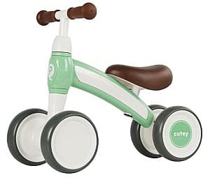 Bicicleta fara pedale QPlay Cutey Pastel Green