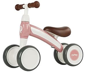 Bicicleta fara pedale QPlay Cutey Pastel Pink