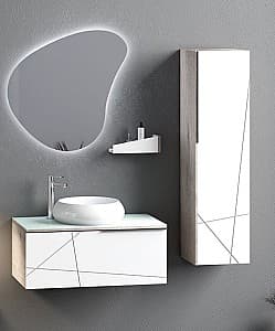 Комплект мебели для ванной Nplus Arteon 80 Lisbon/White