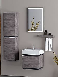 Комплект мебели для ванной Nplus Mondeo 60 Berlin/Mat Anthracite