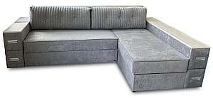 Угловой диван StarM Scarlet (2.70x1.7 m) Grey