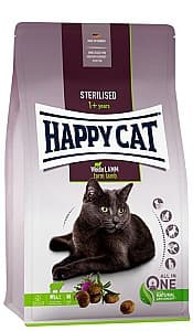 Нrană uscată pentru pisici Happy Cat Sterilised Weide-Lamm 10 kg