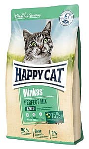 Нrană uscată pentru pisici Happy Cat Minkas Perfect Mix Geflugel, Fisch&Lamm 10 kg
