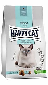 Сухой корм для кошек Happy Cat Sensitive Magen & Darm Ente Ries 4 kg