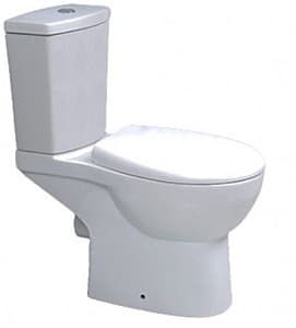 Vas WC lipit de perete Mega Seramik Insula+Bide Incorporat+Capac Duroplast