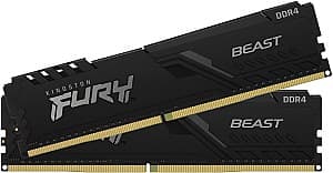 Оперативная память Kingston Fury Beast 16GB DDR4-3733MHz (KF437C19BBK2/16)