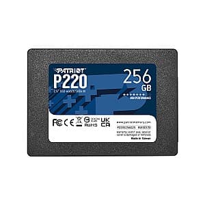 SSD PATRIOT P220 256GB (P220S128G25)