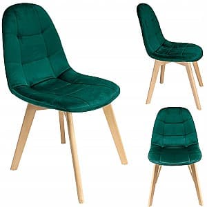 Деревянный стул Jumi COLIN Зеленый
