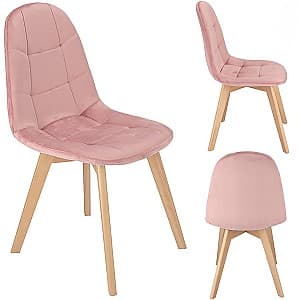 Деревянный стул Jumi COLIN Розовый