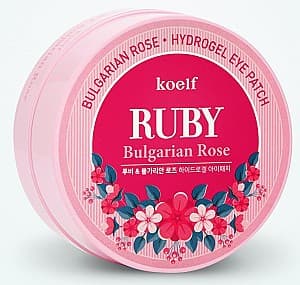 Patch-uri pentru ochi Petitfee & Koelf Ruby & Bulgarian Rose Eye Patch