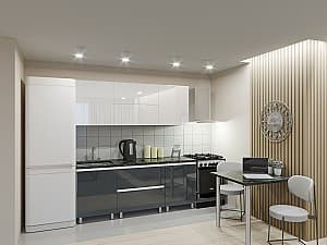 Кухонный гарнитур PS Гола-1 2 м High Gloss Antracite