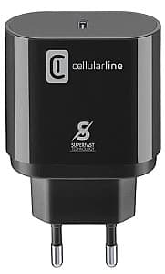 Зарядное устройство CellularLine USB-C Charger 25W