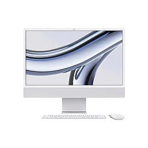 Моноблок Apple iMac 24" A2874 Silver (MQR93RU/A)