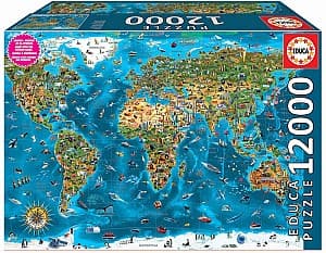 Puzzle Educa 12000 Wonders of the World