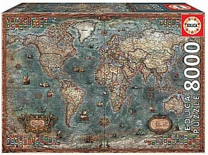 Puzzle Educa 8000 Historical World Map
