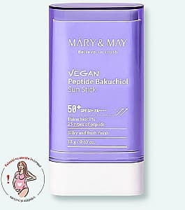  MARY & MAY Vegan Peptide Bakuchiol Sun Stick SPF50+ PA++++
