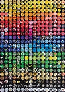 Пазлы Educa 1000 Collage Bottle Caps
