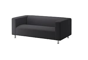 Canapea IKEA klippan Kabusa dark grey (picioare din oţel)