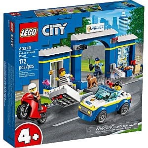 Конструктор LEGO City 60370 Police Station Chase