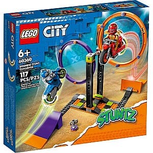 Constructor LEGO City Stuntz 60360 Spinning Stunt Challenge