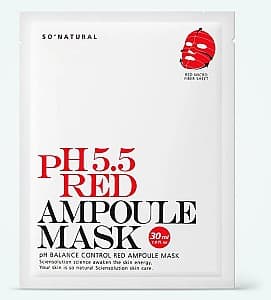 Маска для лица So Natural 5.5 Red Ampoule Mask