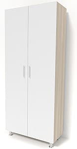 Шкаф Smartex N4 90cm Light Oak/White