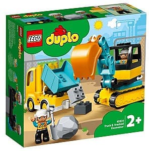 Constructor LEGO Duplo: Truck&Tracked Excavator 10931