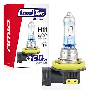 Lampă auto Amio H11 12V/55W LumiTec Limited +130% (02134)