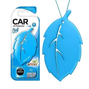 Автомобильный освежитель воздуха Aroma Car Leaf 3D Fresh Linen