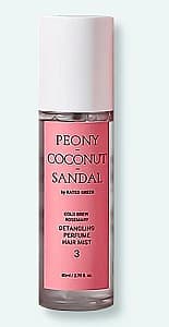 Spray pentru par Rated Green Detangling Perfume Hair Mist 3 Peony Coconut Sandal