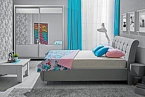 Кровать Ambianta Samba Grey 1.4 м