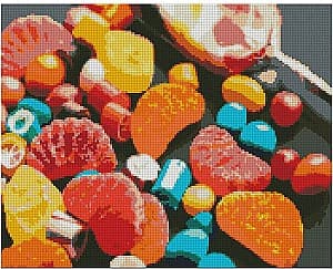 Алмазная картина Strateg Sweets FA40797