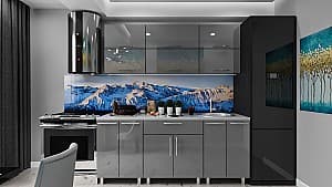Кухонный гарнитур PS Modern (High Gloss) 1.8m Grey