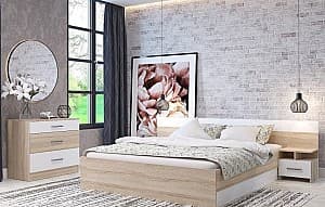 Спальня Ideal Mobila Lesi Sonoma Oak/White