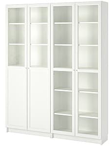 Витрина IKEA Billy/Oxberg 160x30x202 White/Glass