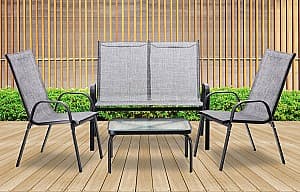 Set de mobila de grădină GardenLine NEO9924 (Grey/Black)