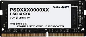 Оперативная память PATRIOT Signature Line 8ГБ DDR4-2666МГц SODIMM (PSD48G266681S)