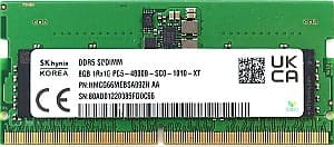 Оперативная память Hynix Original SK Hynix 1x8ГБ DDR5-4800МГц SODIMM (HMCG66MEBSA092N)