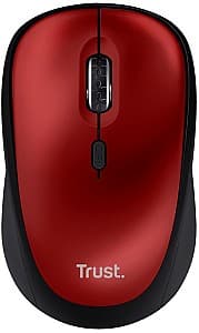 Компьютерная мышь Trust Yvi + Eco Wireless Silent Mouse Red