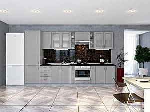 Кухонный гарнитур Confort-NV Модест 3.6 м Серый Униколор